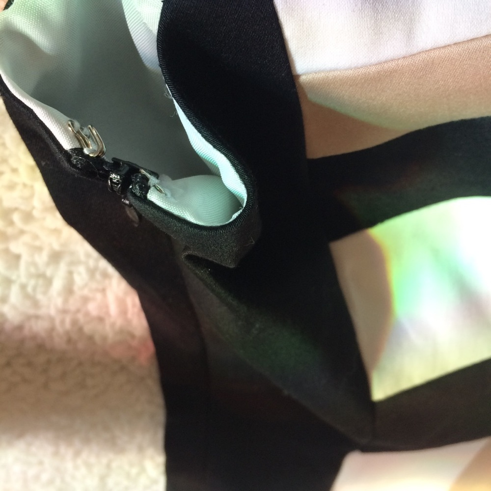 sale Chetta B colorblock dress size 2 - Picture 4 of 8